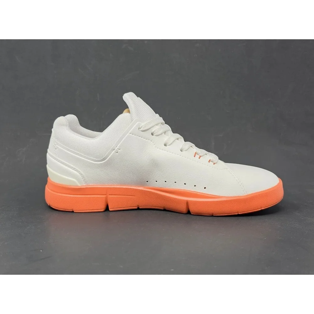 On Running THE ROGER Advantage White Canyon Orange Mens 8 48.98962 Sneaker